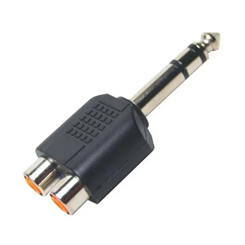 Adaptador   P10 Stereo x 2 Jack Rca - (05pçs)