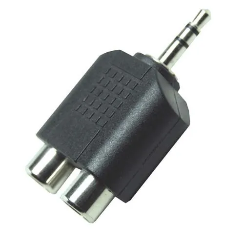 Adaptador  -  P-2 Stereo x 2 Jack Rca - (05pçs)