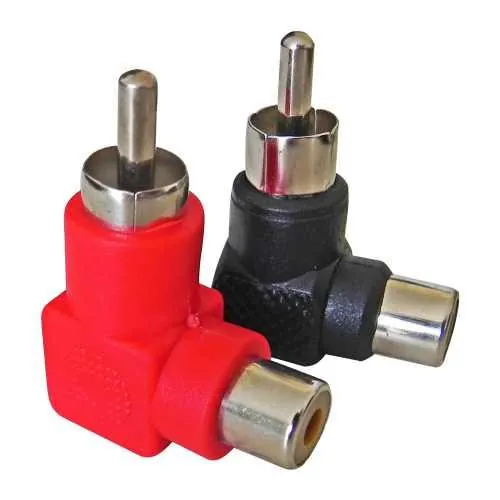 Adaptador Rca M x Rca F 90º
