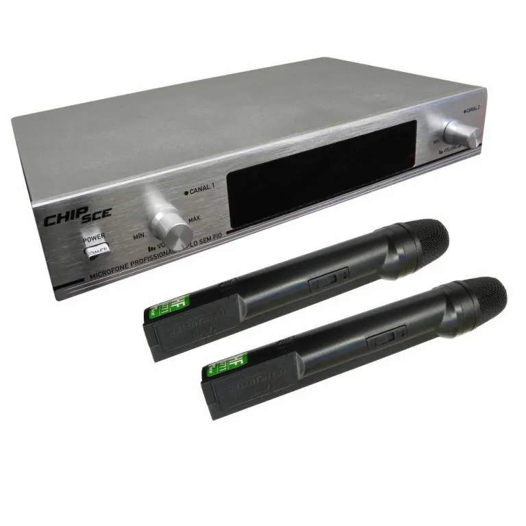 MICROFONE  -KIT DUPLO - VHF 210-270 Mhz