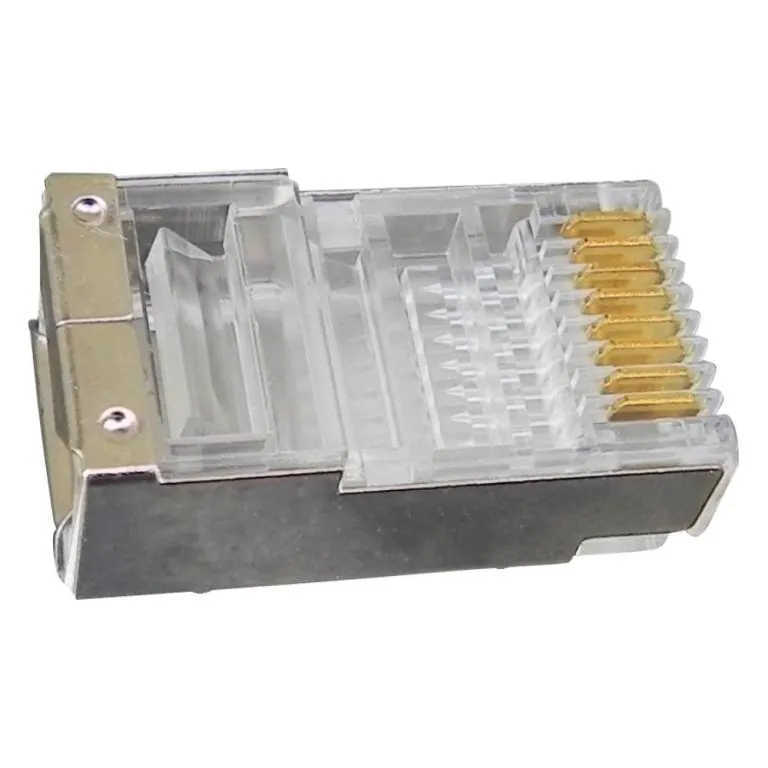 Conector RJ 45 Blindado Cat.05e (10pçs)
