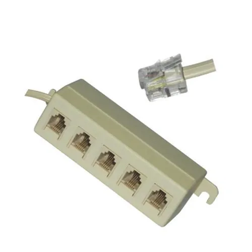 Multiplicador 1 x 5  RJ 11