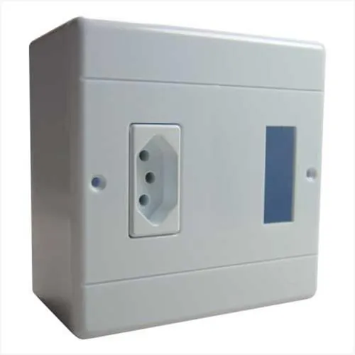 CAIXA  AIR BOX - SOBREPOR C/TOMADA +ENT P/DISJ