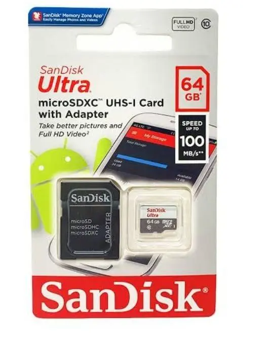 Micro Cartão-mem SD 64gb