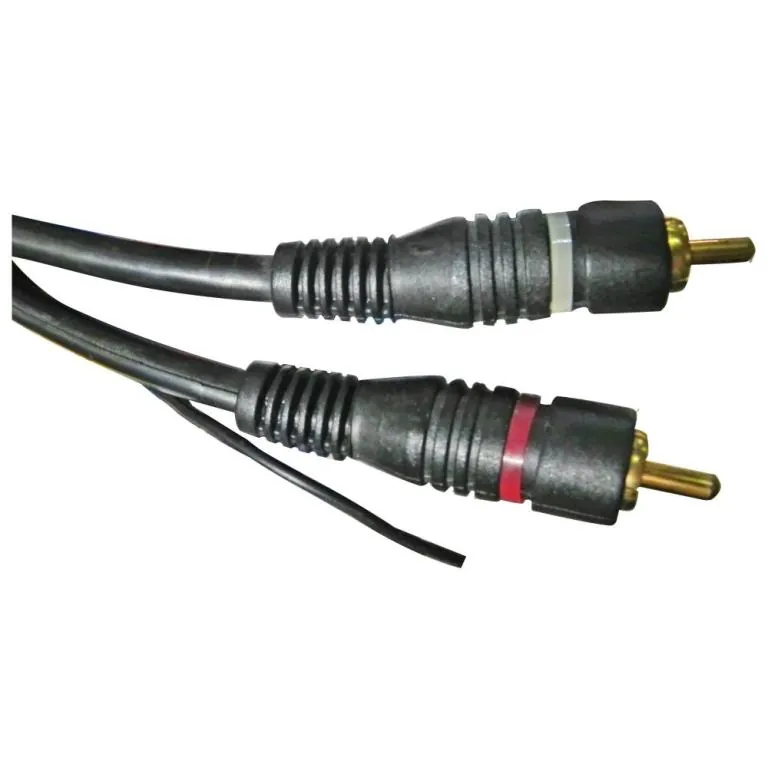 Cabo 2RCA + 2RCA 5mts - Preto