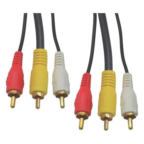 Cabo Rca para audio e vídeo com 1 coaxial.