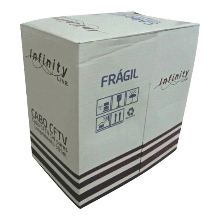 Cabo Lan CFTV e Alarme - Imagevox - Azul - 300m