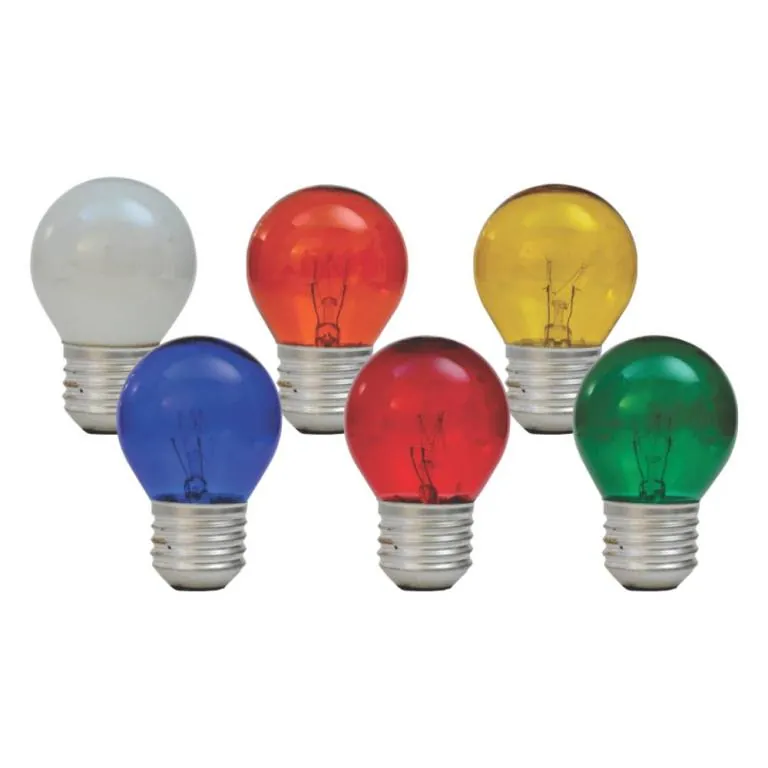 Lampadas Bolinha E-27 15w (5pçs) - VM