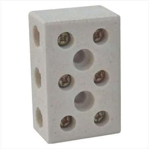 Conectores de Porcelana Tripolar - 10mm