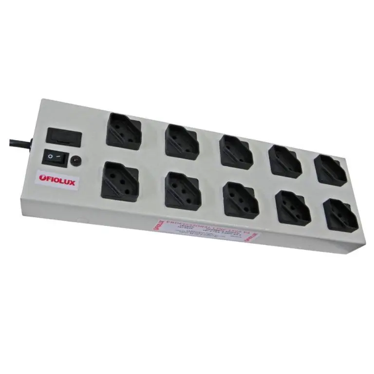 Filtro de Linha Espaçadas - 10 tomadas