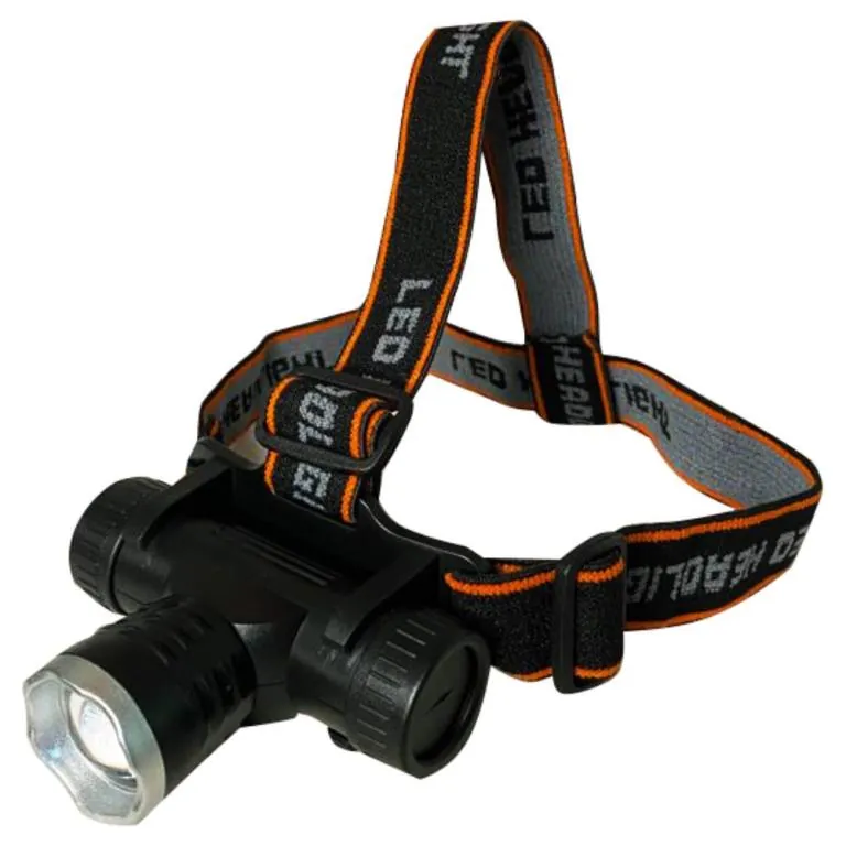 LANTERNA DE CABEÇA  RECARREGAVEL USB 5V