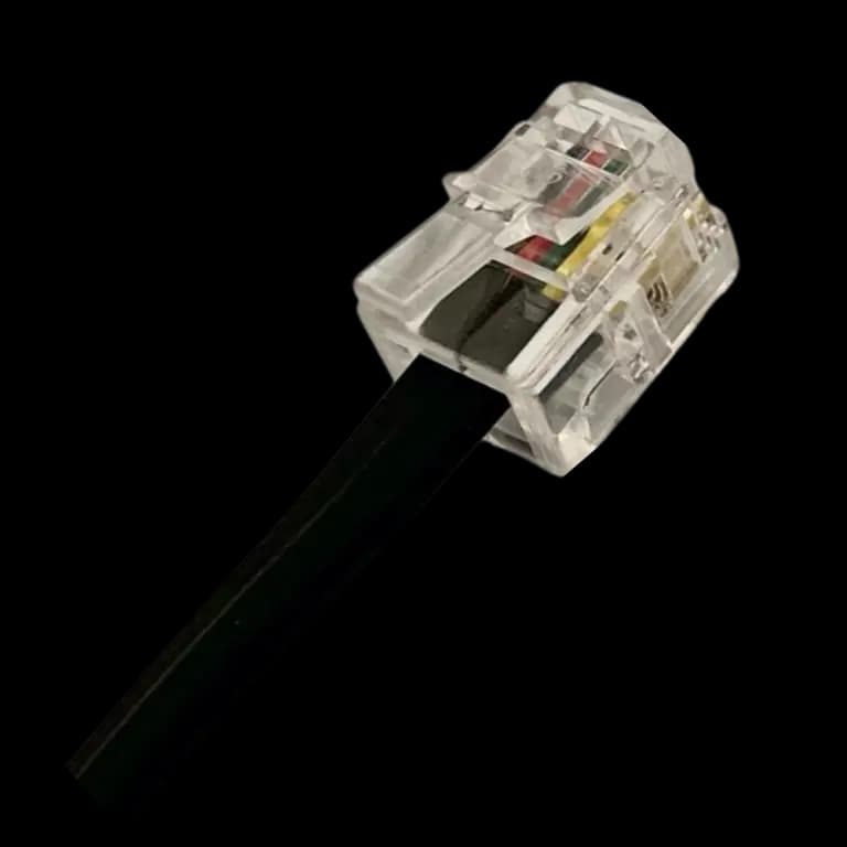 CABO P/TELEFONE 1,5M BRANCO