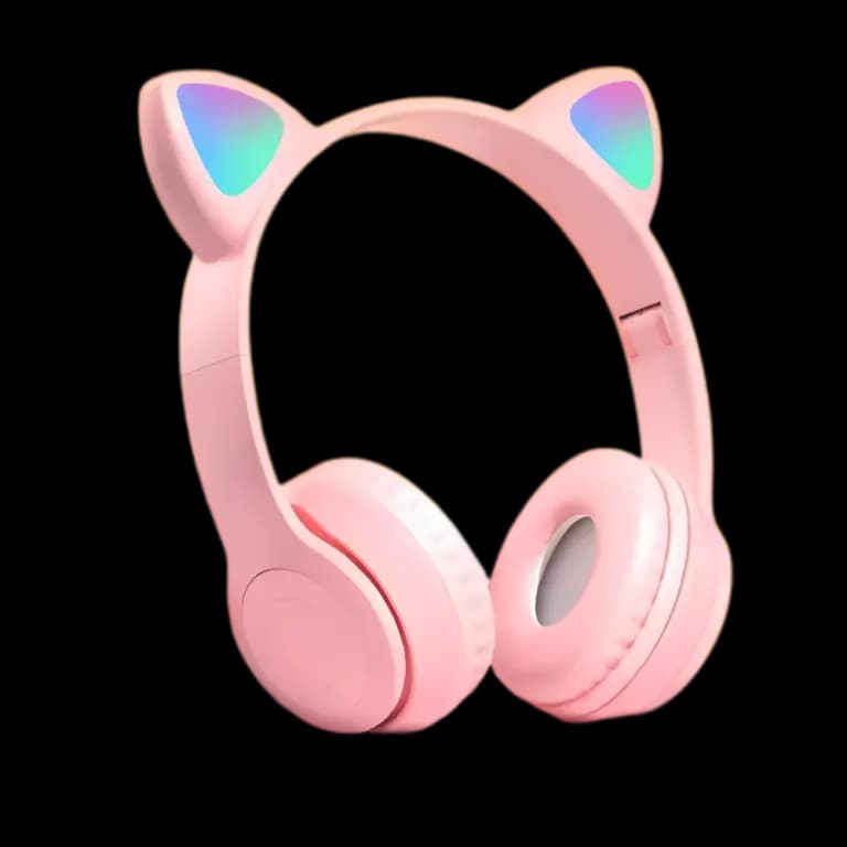 Fone de ouvido gatinho