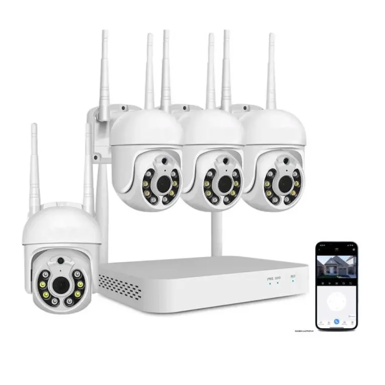 KIT 4 CAMERA  DE SEGURANCA NVR REF JT 8276-4