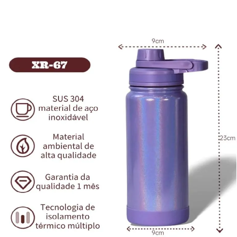 GARRAFA 600 ML C/ SUPORTE XR 67